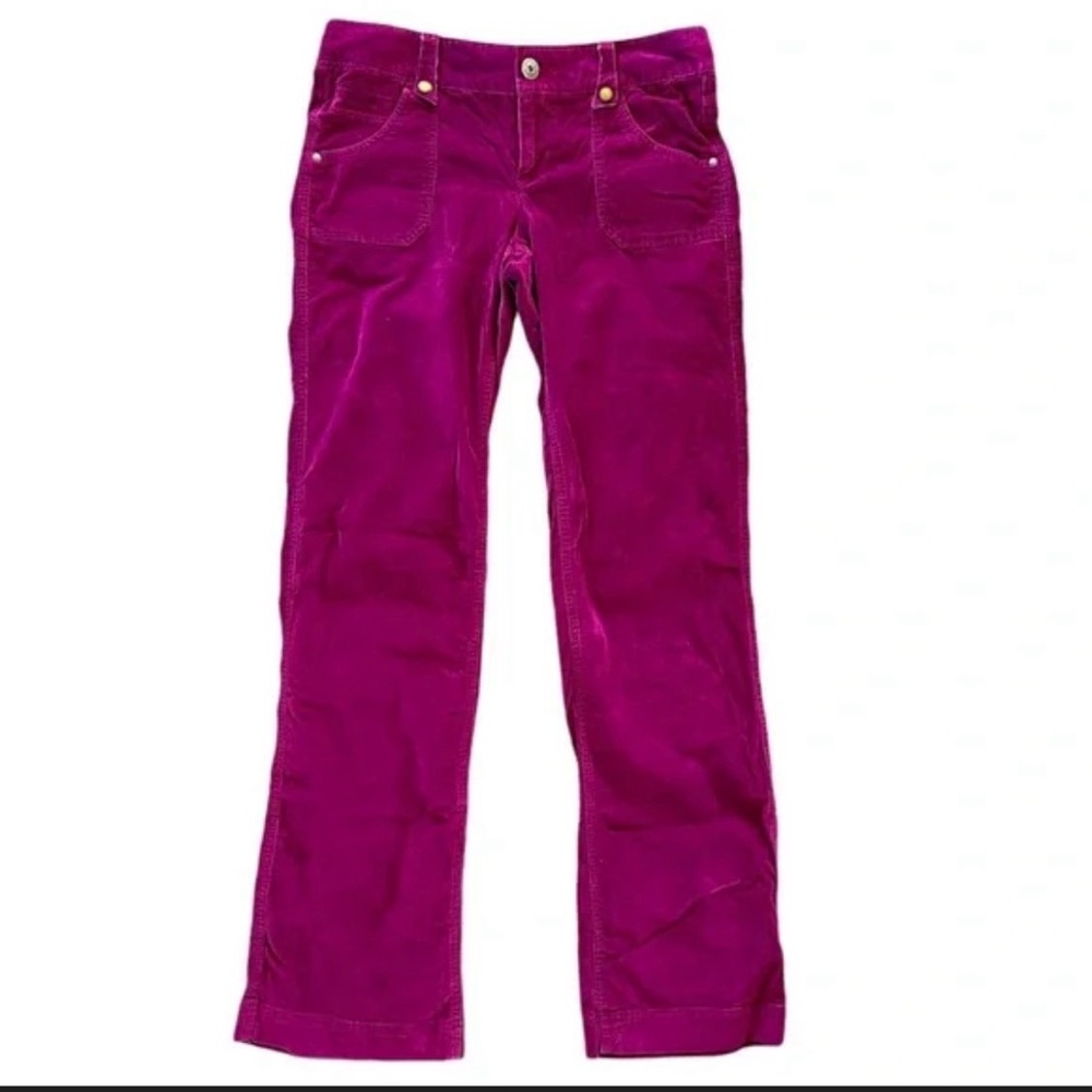 Athleta Loveland Corduroy Pants – Raspberry – Size 4
